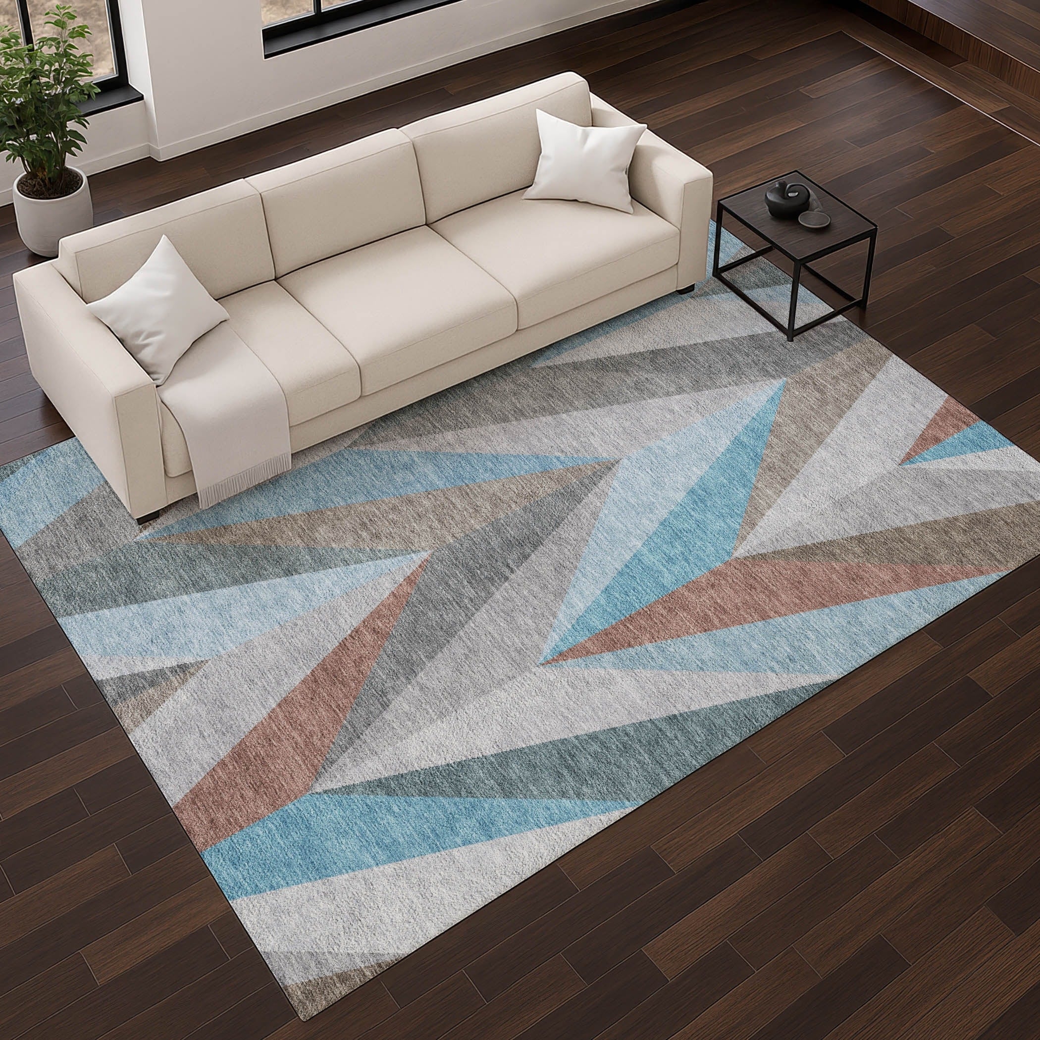 Premium Washable Super Soft Modern Piermont Mayfield Rug