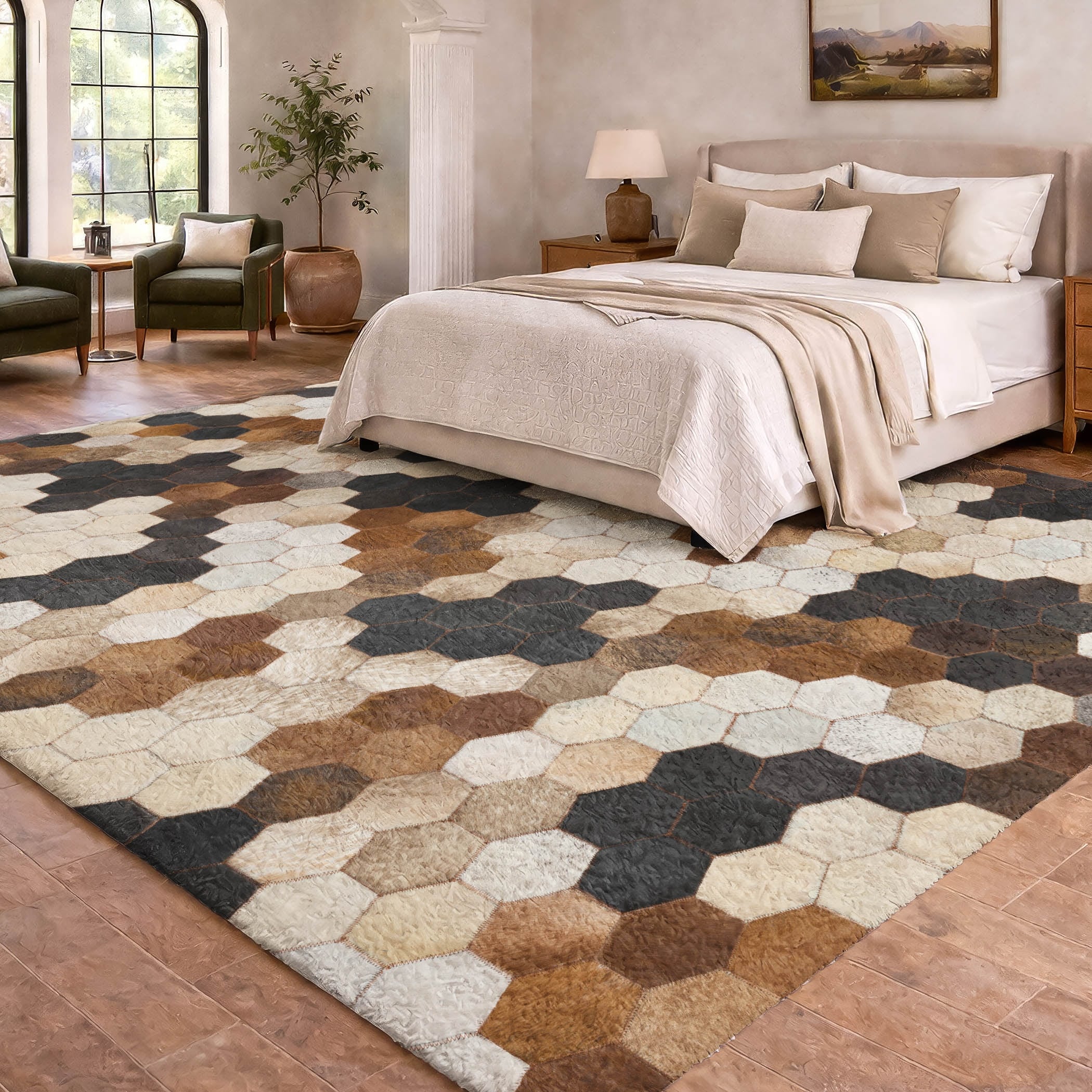 Premium Washable Super Soft Modern Ranier Dream Shag Rug