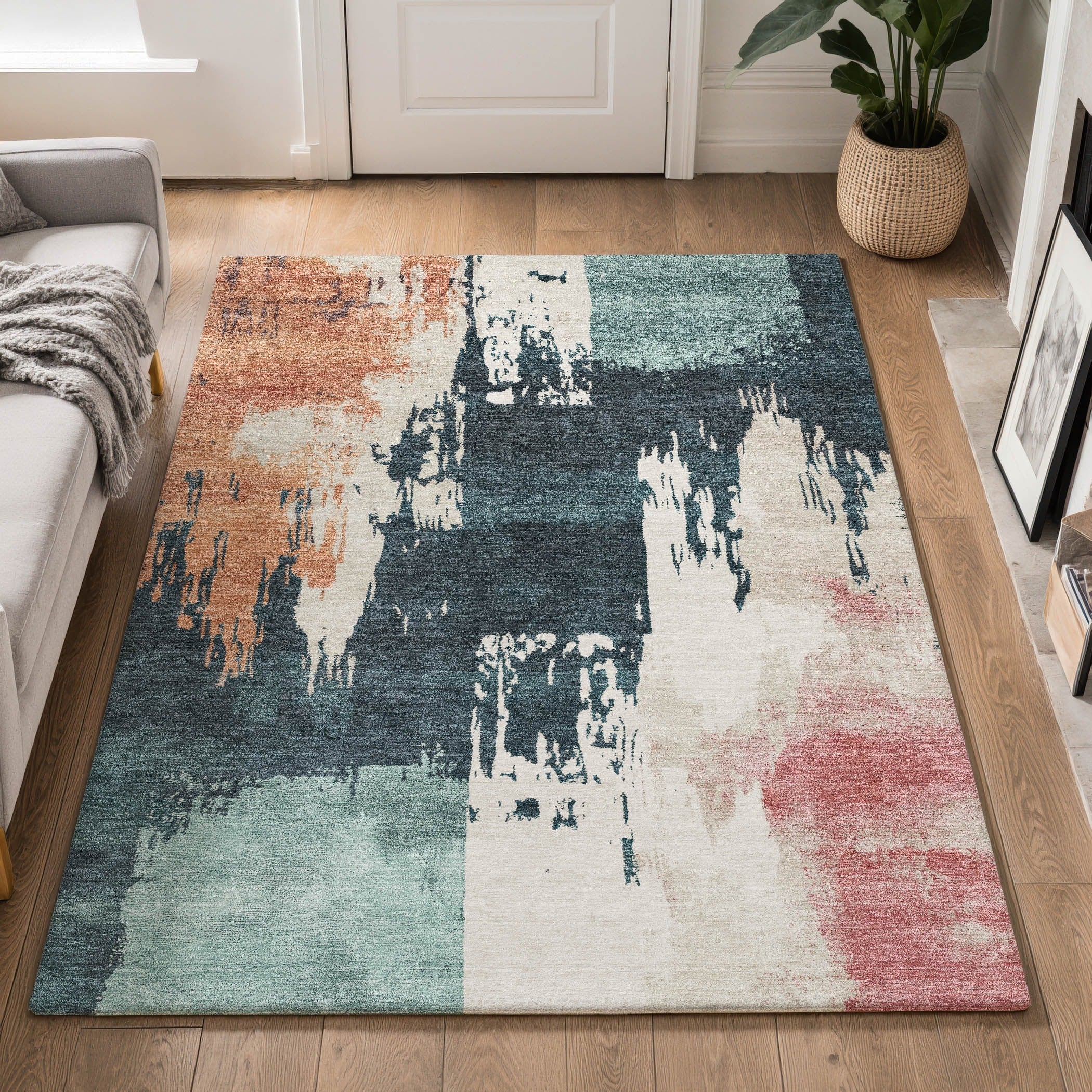 Premium Washable Super Soft Modern Richey Mayfield Rug
