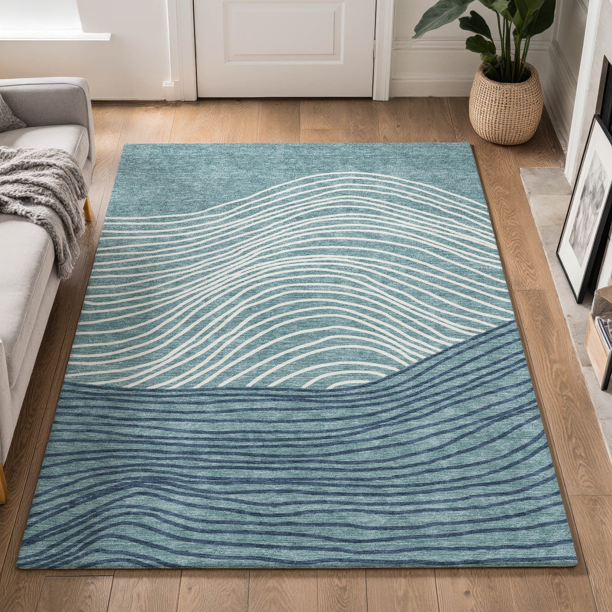Premium Washable Super Soft Modern Scoby Mayfield Rug