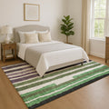 Premium Washable Super Soft Modern Stripe Mayfield Rug