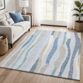 Premium Washable Super Soft Modern Stripe Mayfield Rug