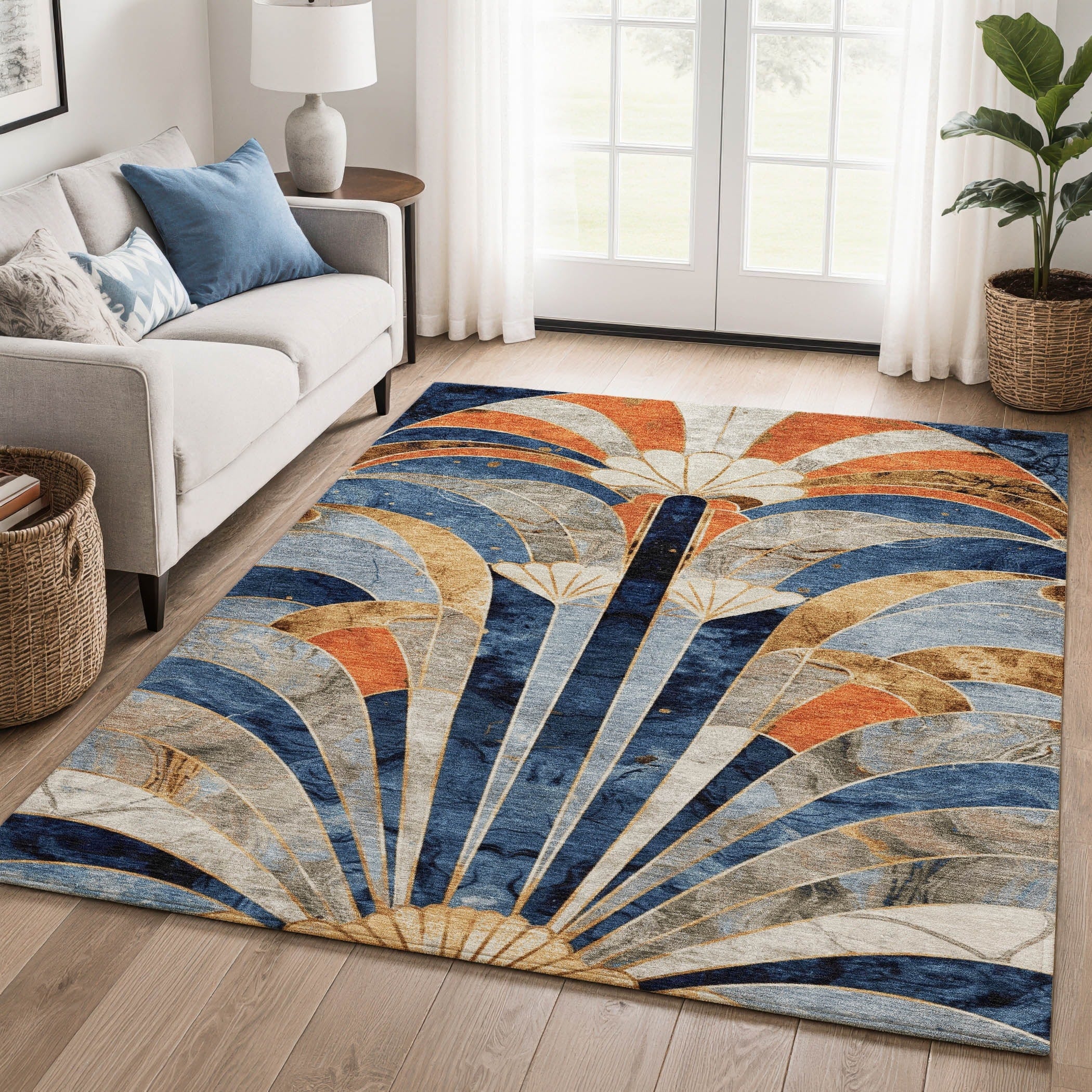 Premium Washable Super Soft Mosaic Mayfield Rug