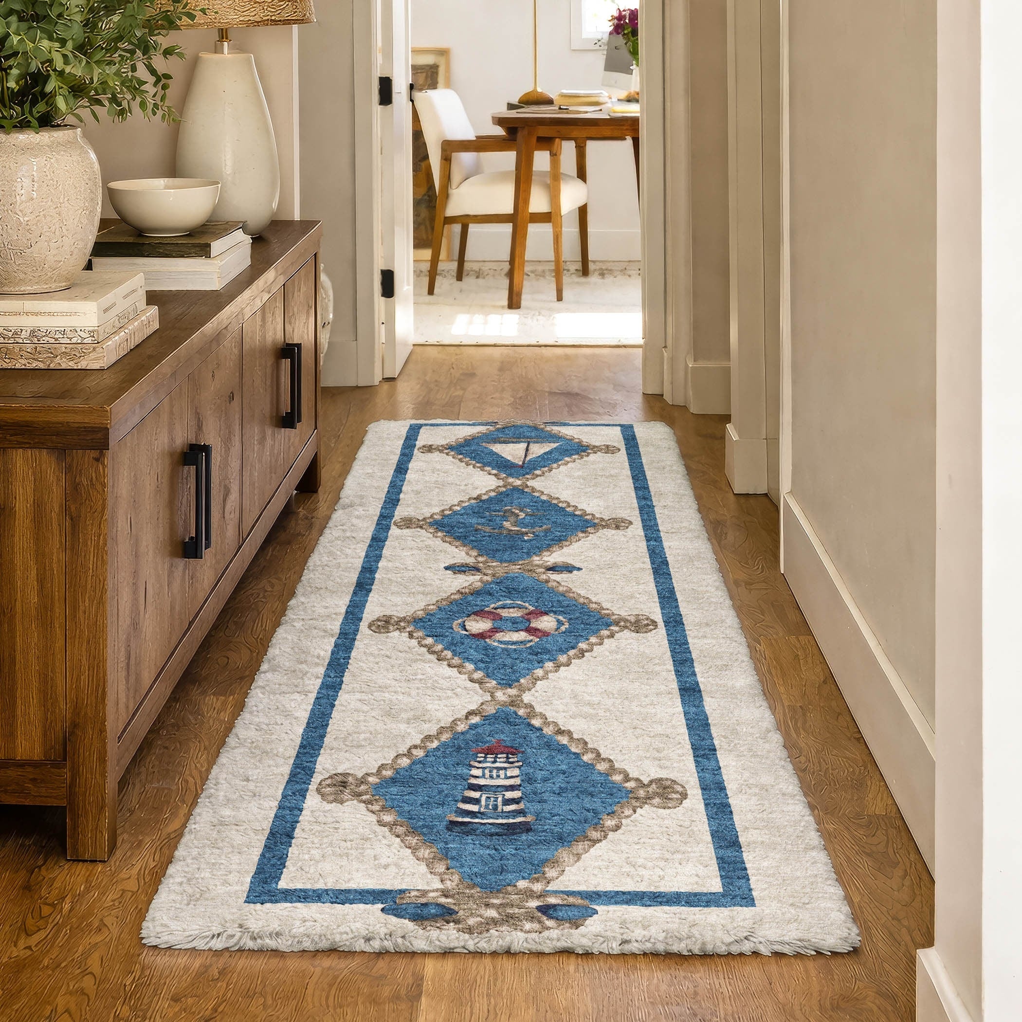 Premium Washable Super Soft Nantucket Dream Shag Rug