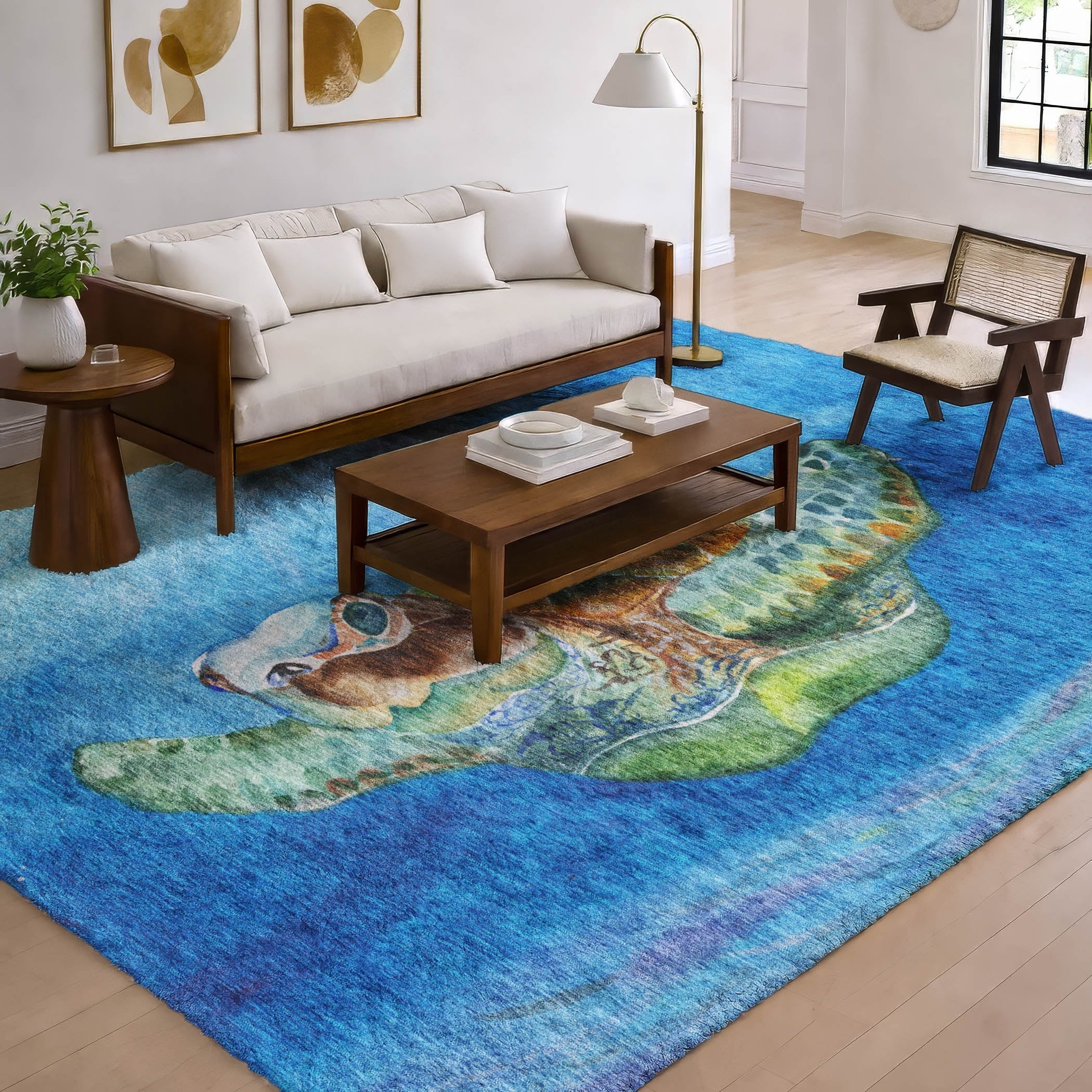 Premium Washable Super Soft Nautical Dream Shag Rug