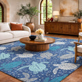 Premium Washable Super Soft Ocean Life Dream Shag Rug
