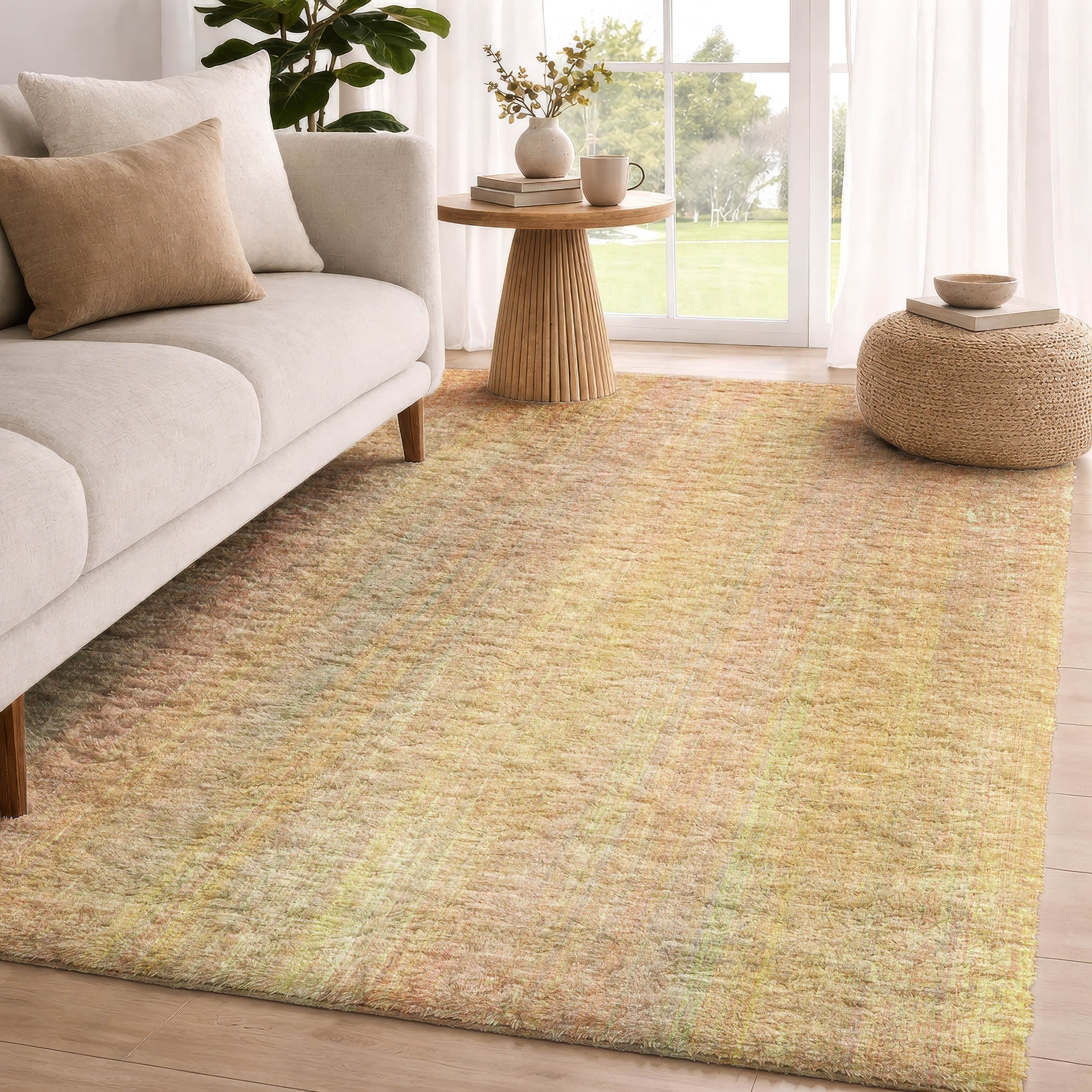Premium Washable Super Soft Ombre Ethan Dream Shag Rug