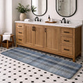 Premium Washable Super Soft Plaid Delray Dream Shag Rug