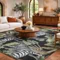 Premium Washable Super Soft Safari Tropics Dream Shag Rug