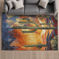 Premium Washable Super Soft Southwest Escape Mayfield Rug