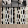 Premium Washable Super Soft Stripe Crosby Mayfield Rug