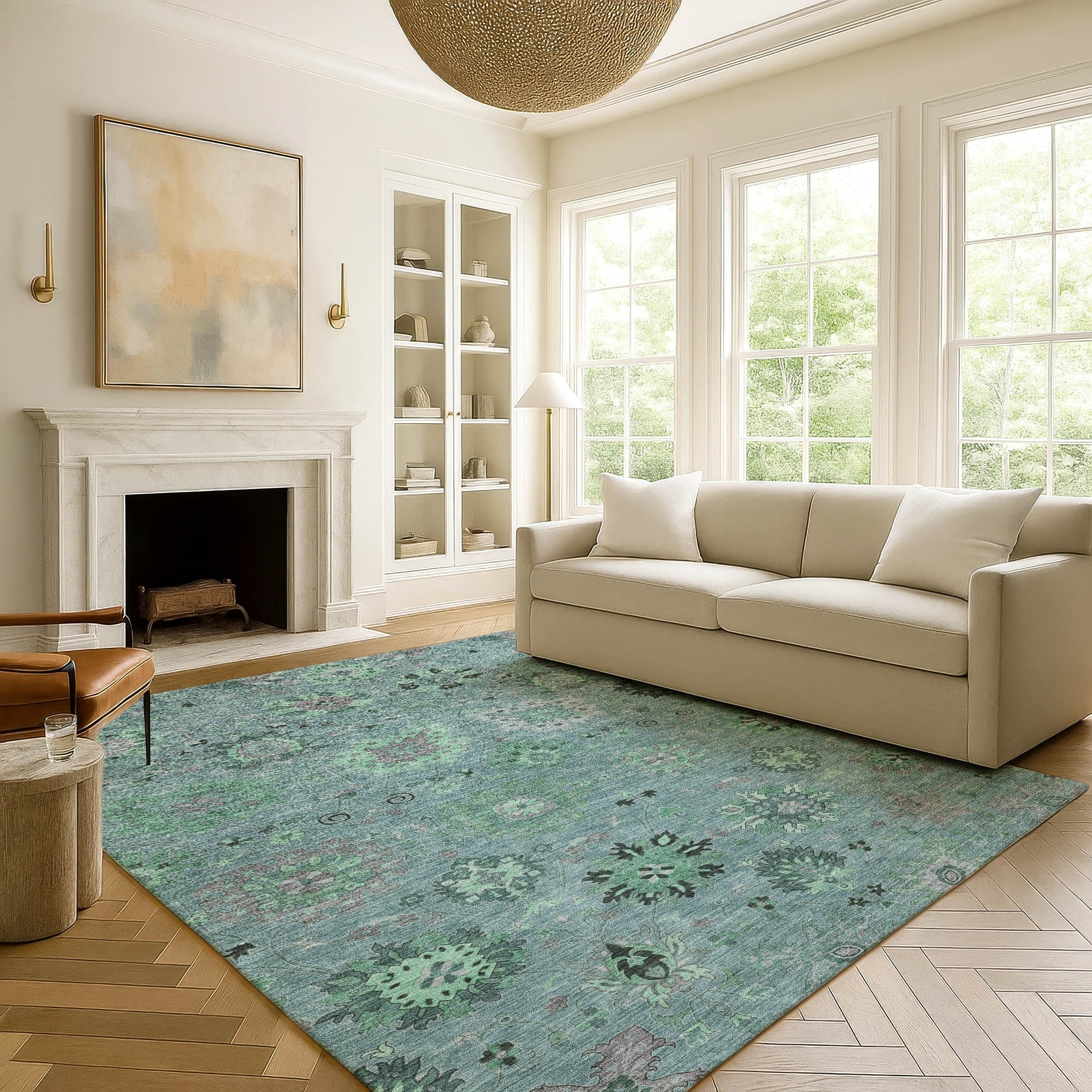 Premium Washable Super Soft Traditional Bainville Mayfield Rug