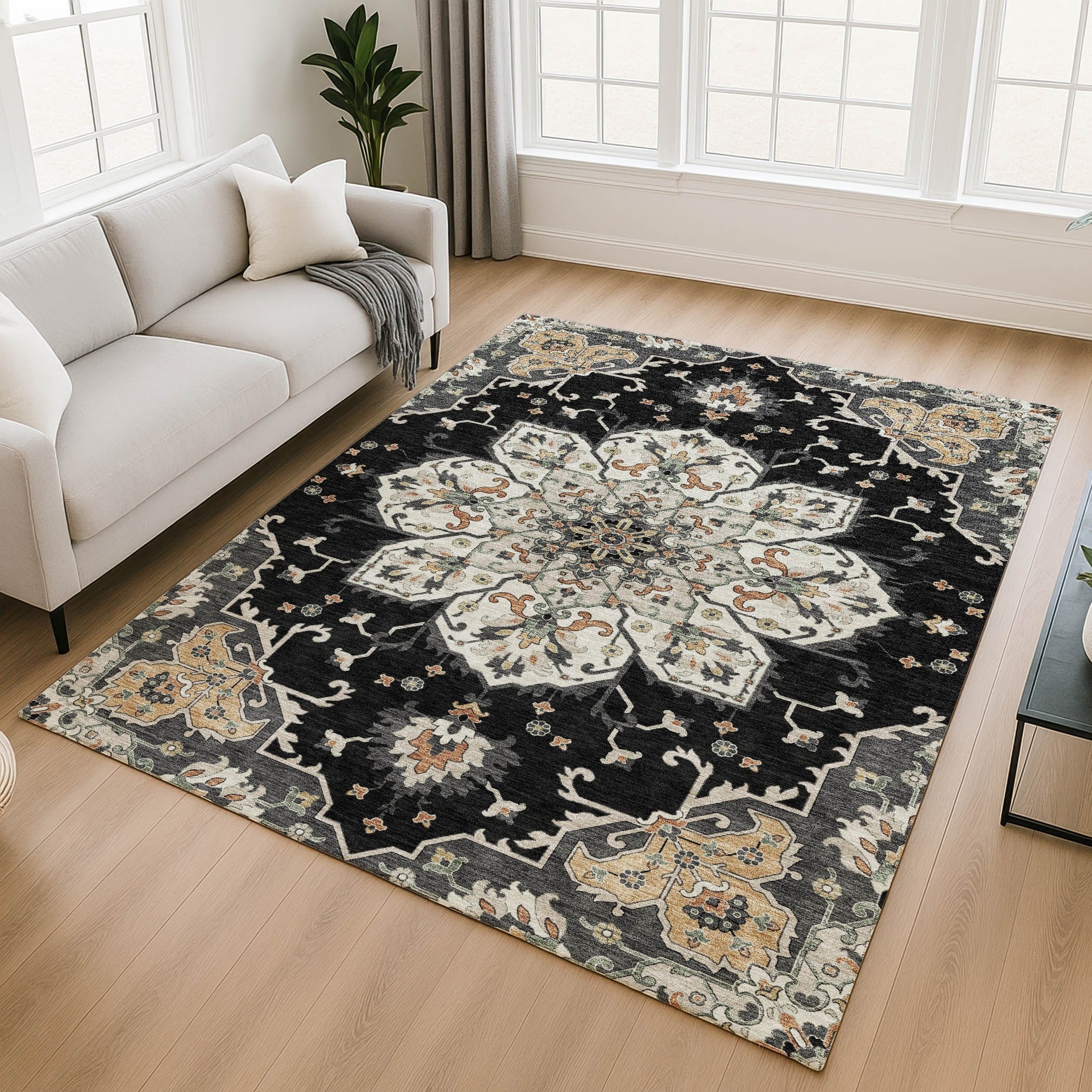 Premium Washable Super Soft Traditional Elysian Mayfield Rug