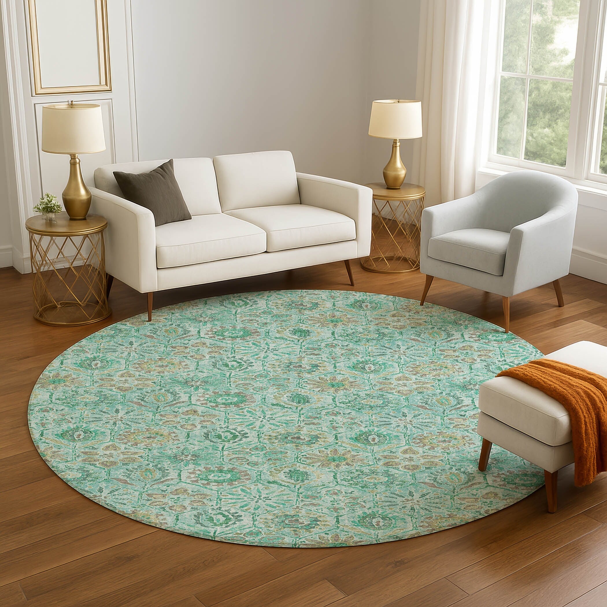 Premium Washable Super Soft Traditional Farmhouse Mayfield Rug