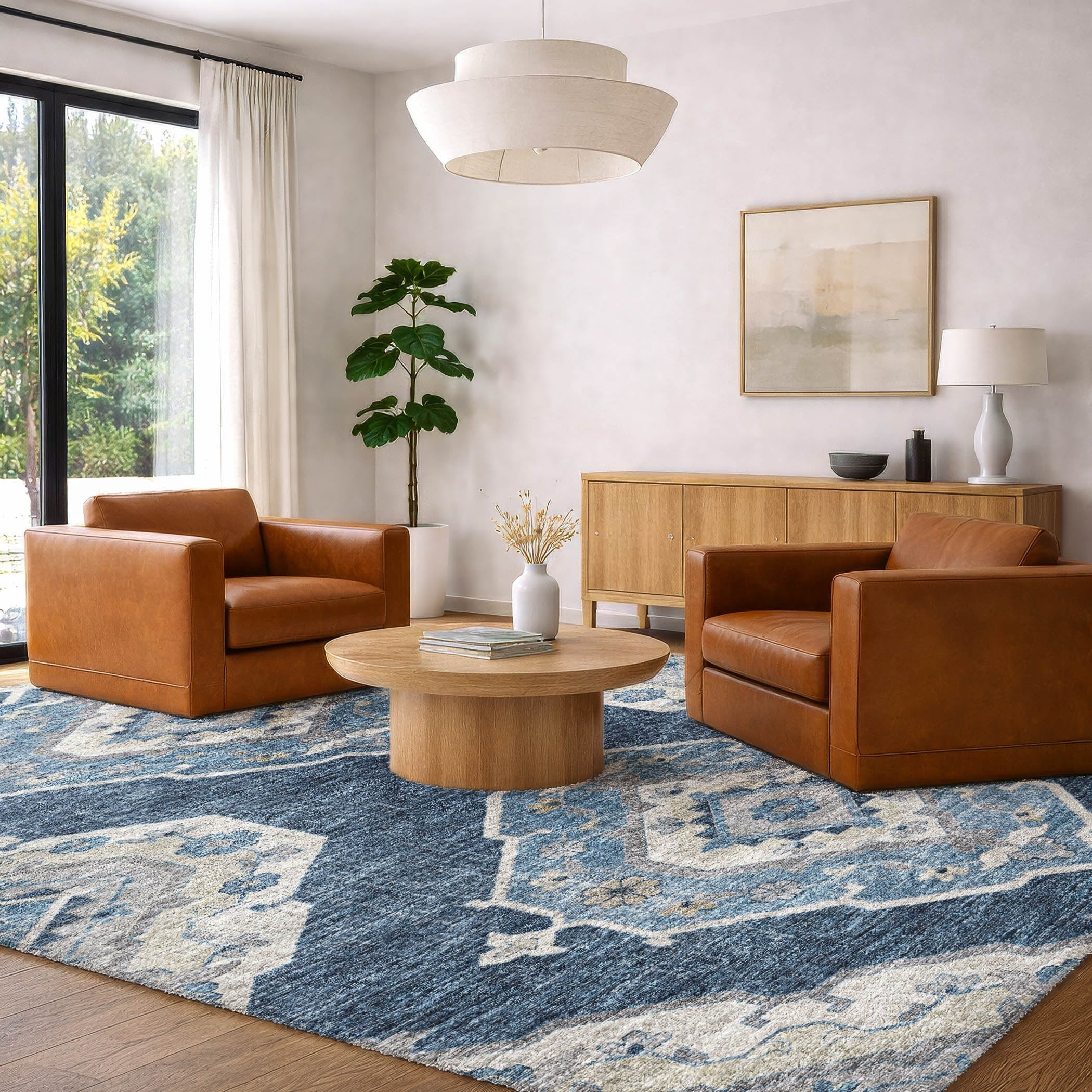 Premium Washable Super Soft Traditional Hanska Dream Shag Rug