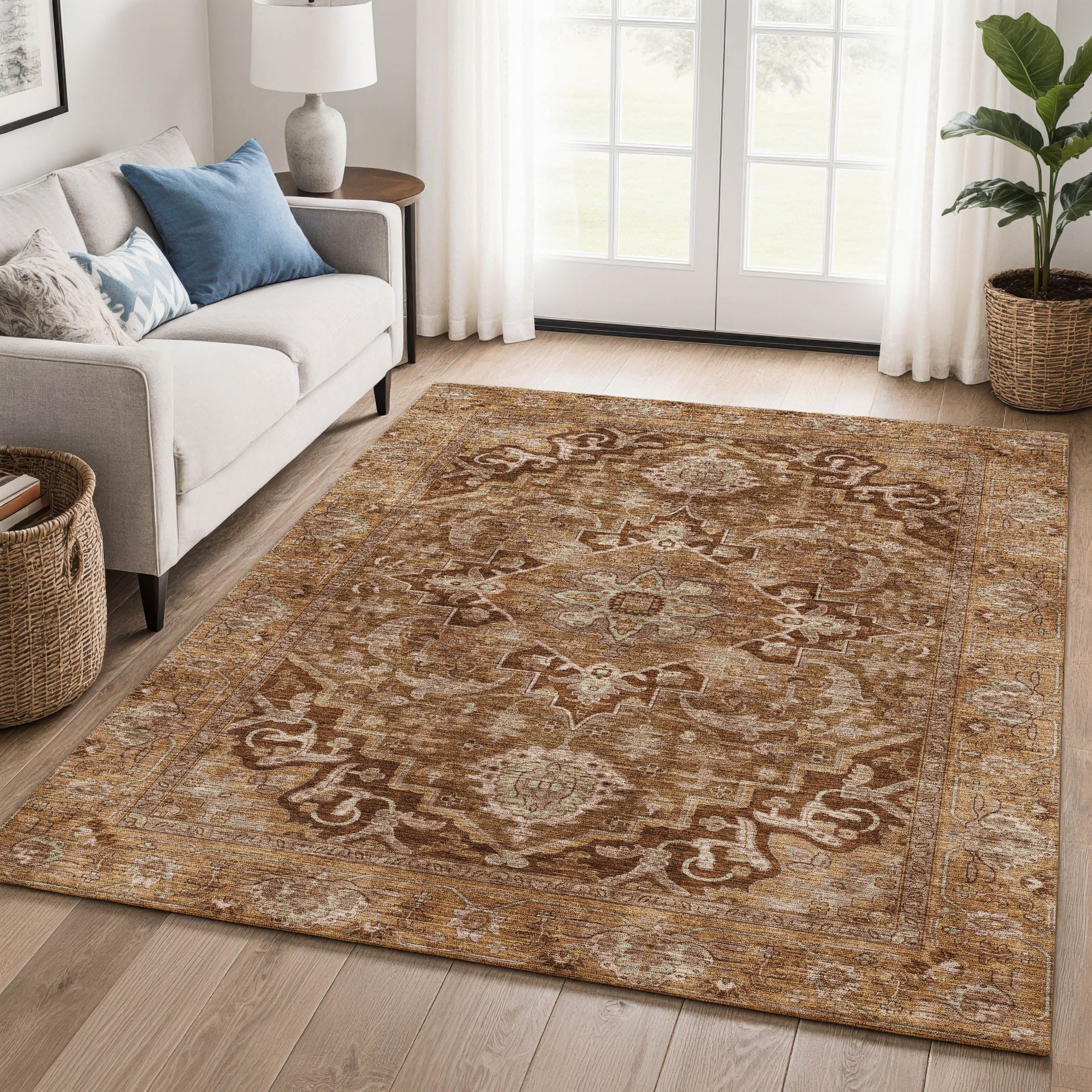 Premium Washable Super Soft Traditional Hinckley Mayfield Rug