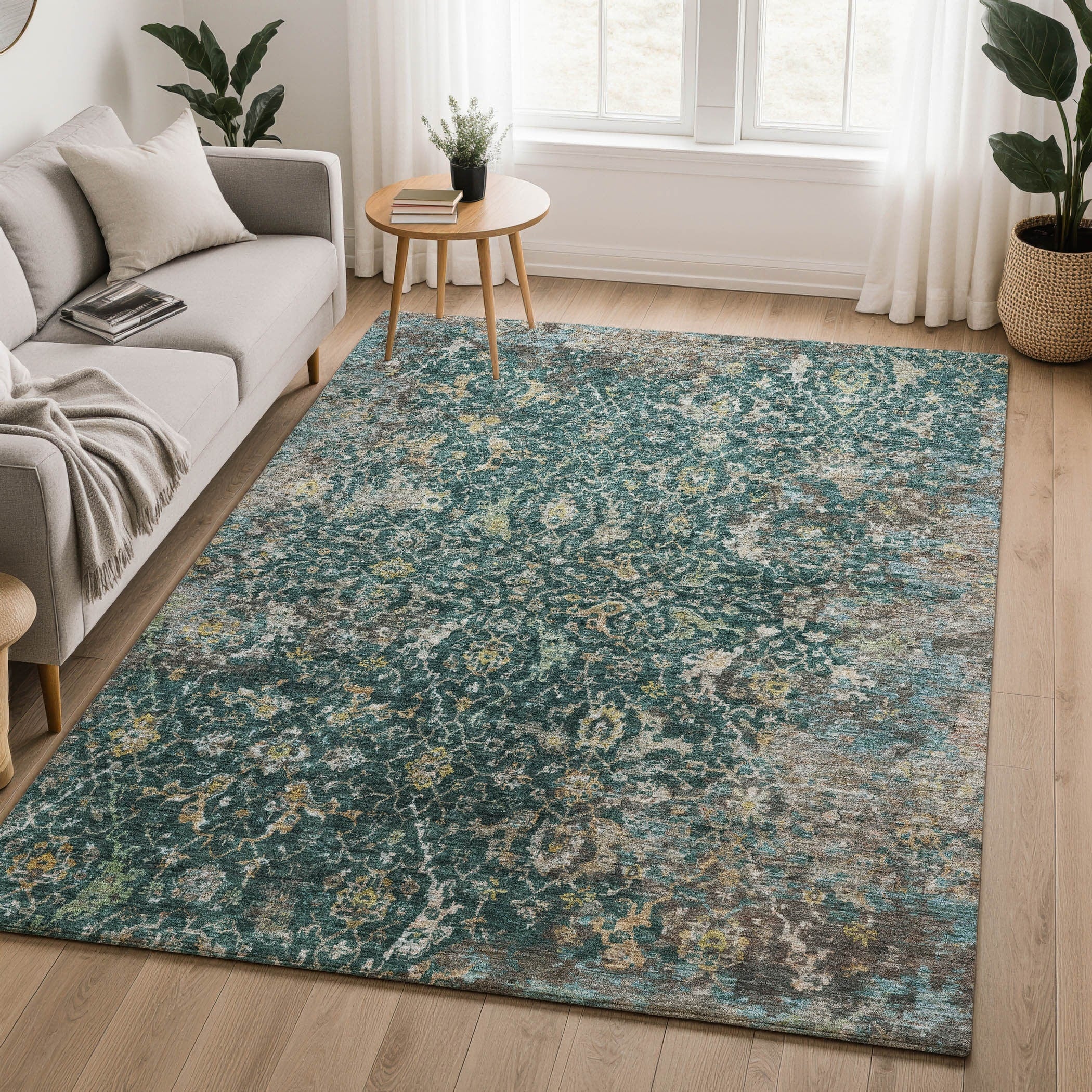 Premium Washable Super Soft Traditional Huron Mayfield Rug