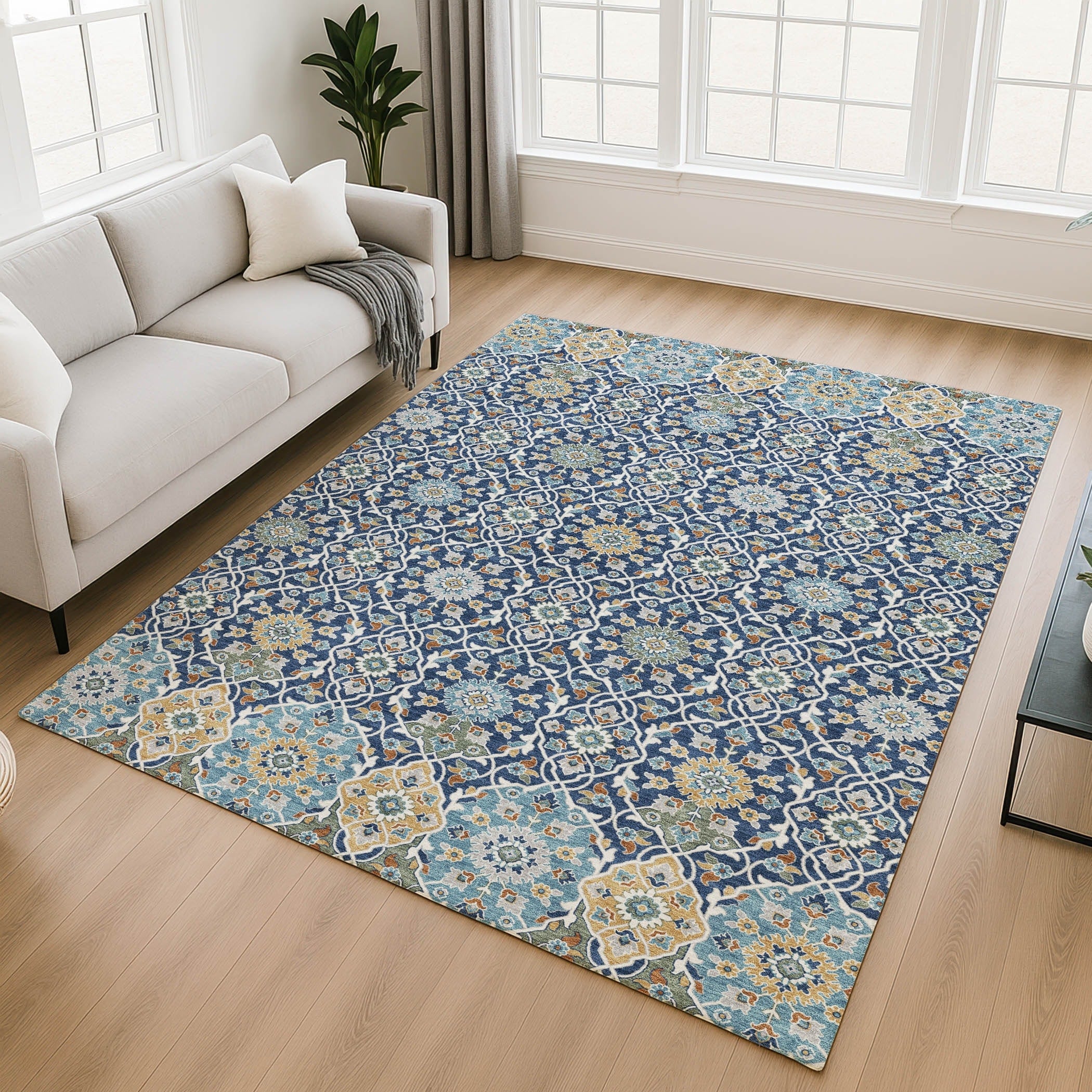 Premium Washable Super Soft Traditional Kasota Mayfield Rug