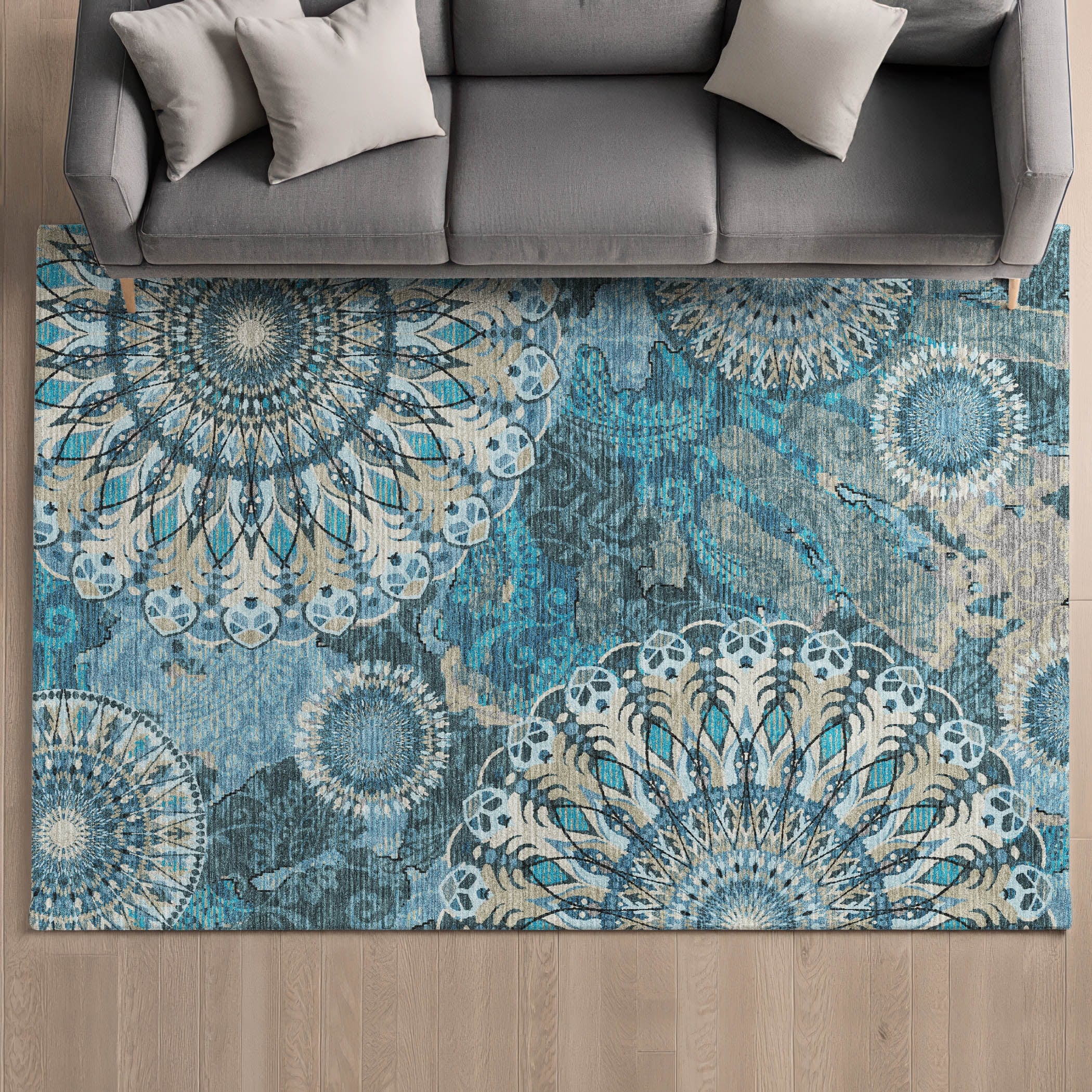 Premium Washable Super Soft Traditional Laurel Mayfield Rug