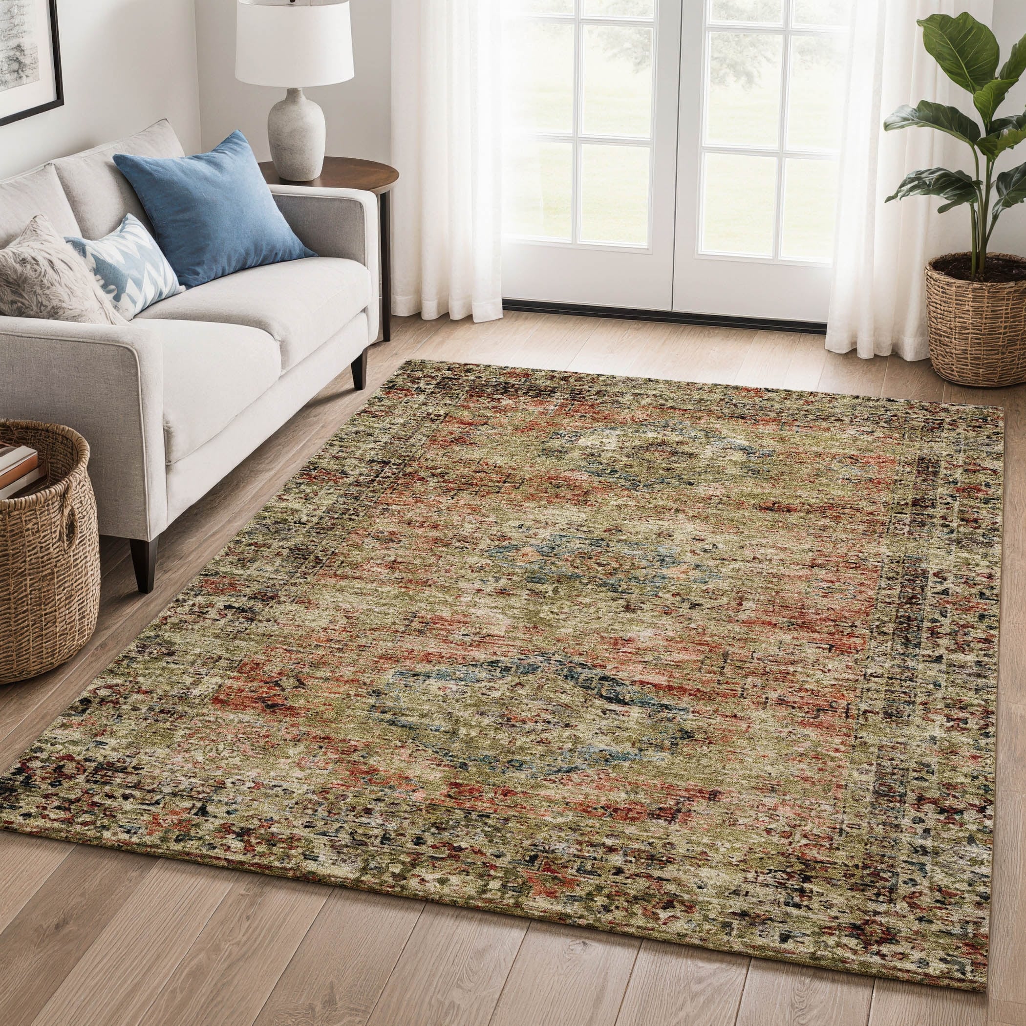 Premium Washable Super Soft Traditional Lewiston Mayfield Rug