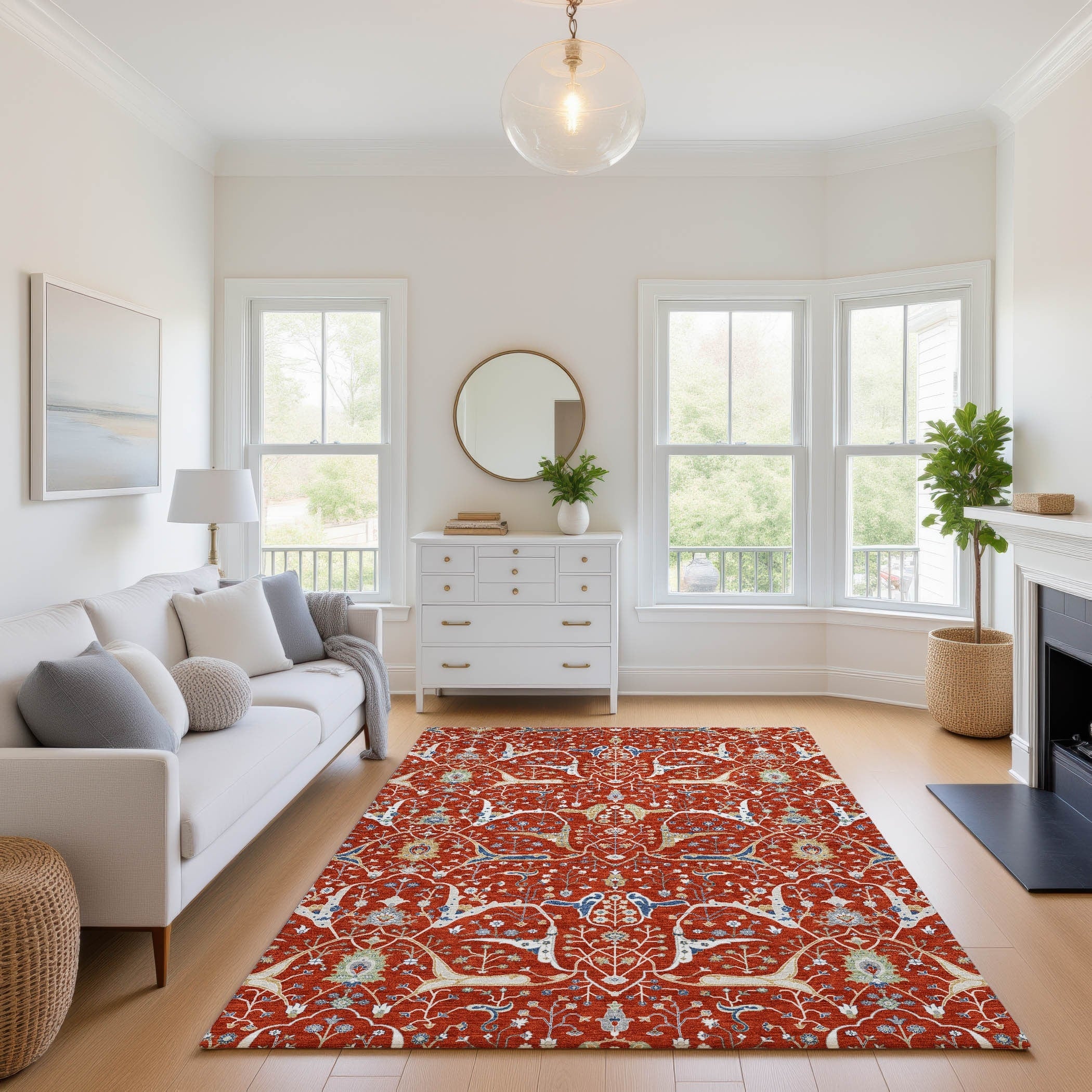 Premium Washable Super Soft Traditional Nyack Mayfield Rug