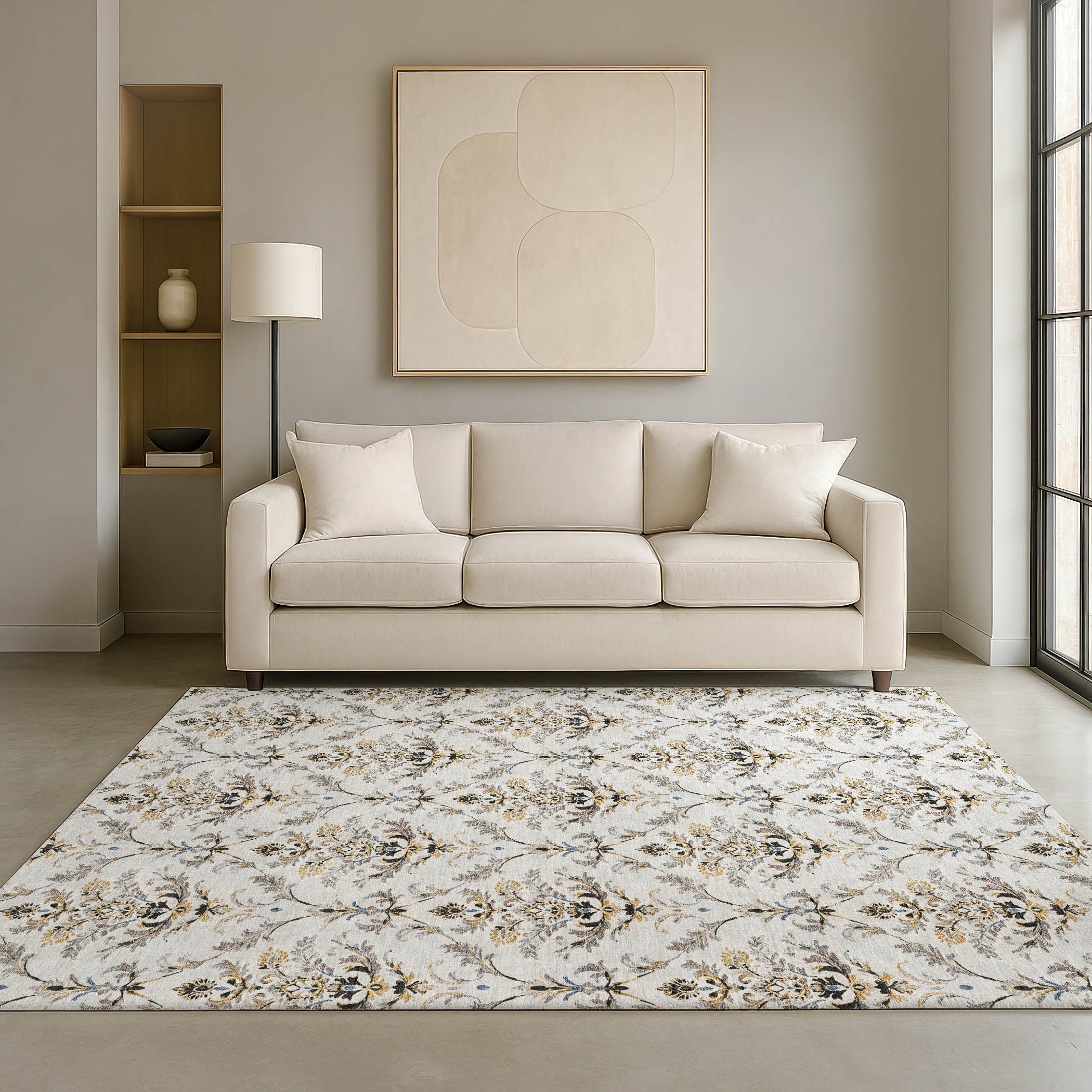 Premium Washable Super Soft Traditional Stanley Mayfield Rug