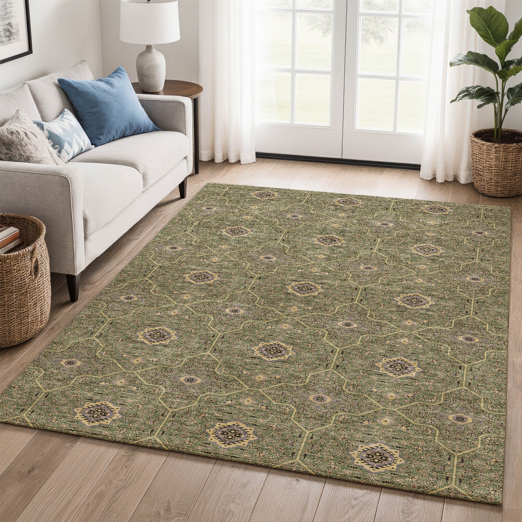 Premium Washable Super Soft Traditional Wolsey Mayfield Rug