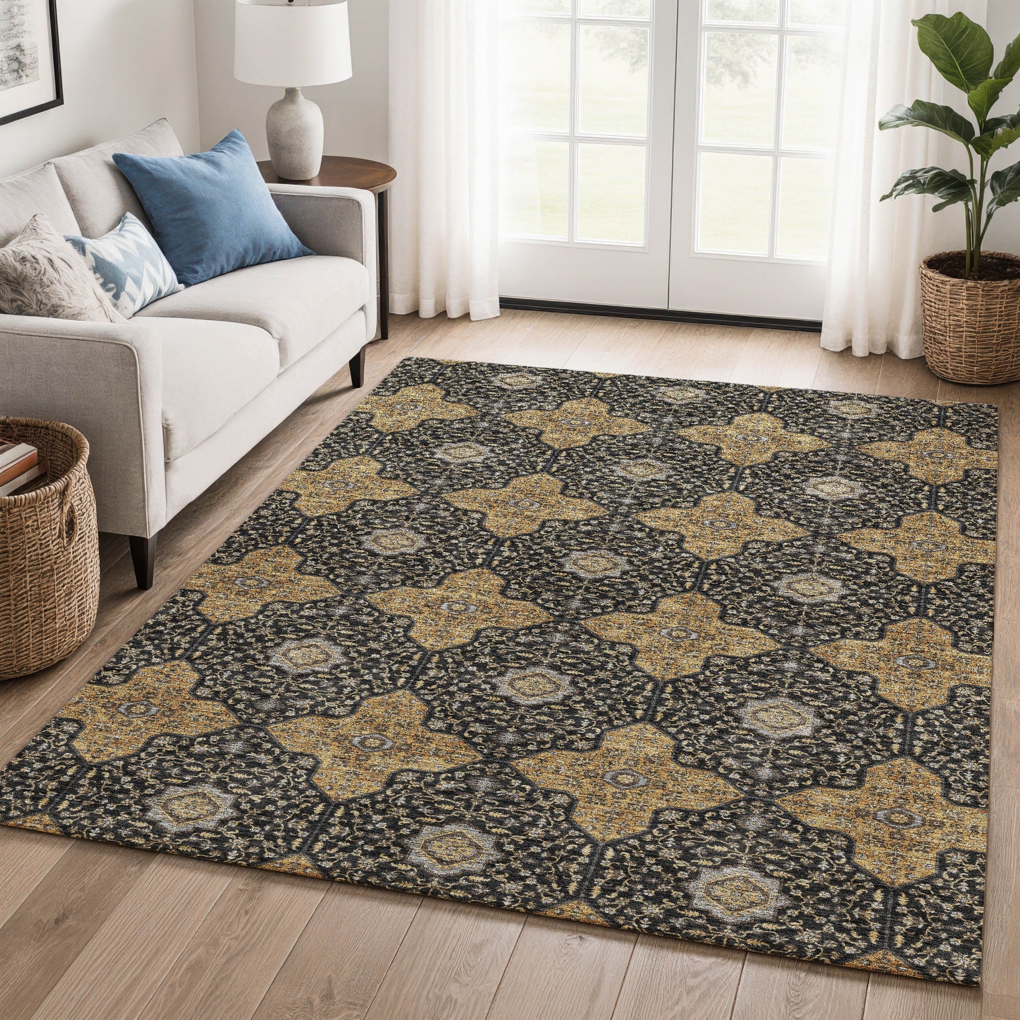 Premium Washable Super Soft Traditional Wolsey Mayfield Rug