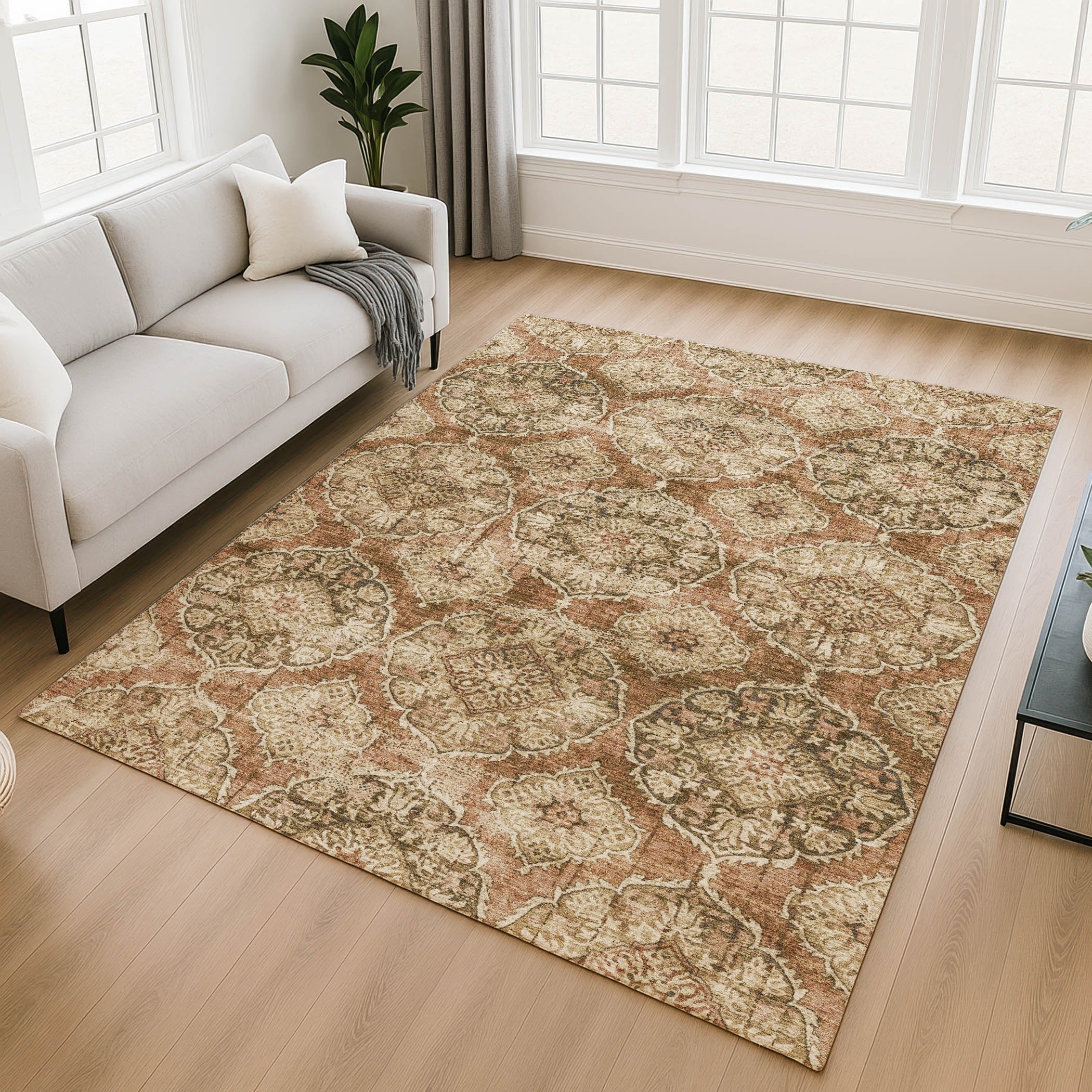 Premium Washable Super Soft Transitional Wabasso Mayfield Rug