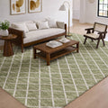 Premium Washable Super Soft Trellis Dream Shag Rug