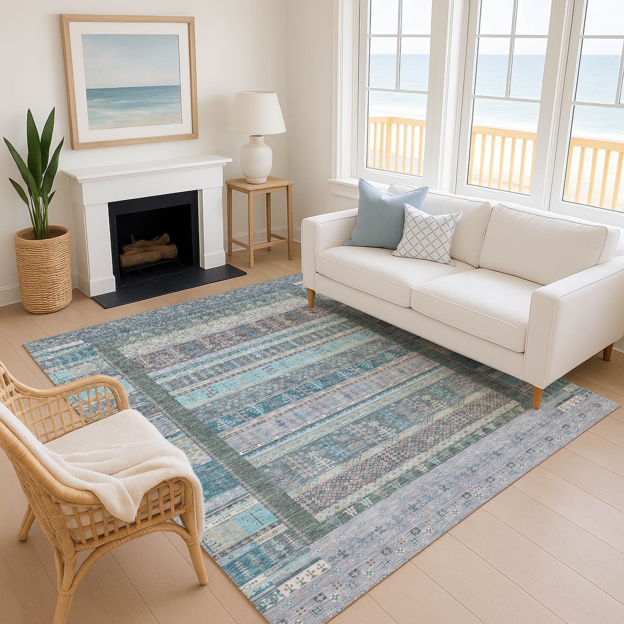 Premium Washable Super Soft Tribal Eyota Mayfield Rug