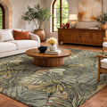 Premium Washable Super Soft Tropcial Palm Dream Shag Rug