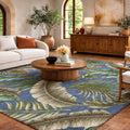 Premium Washable Super Soft Tropic Floral Dream Shag Rug