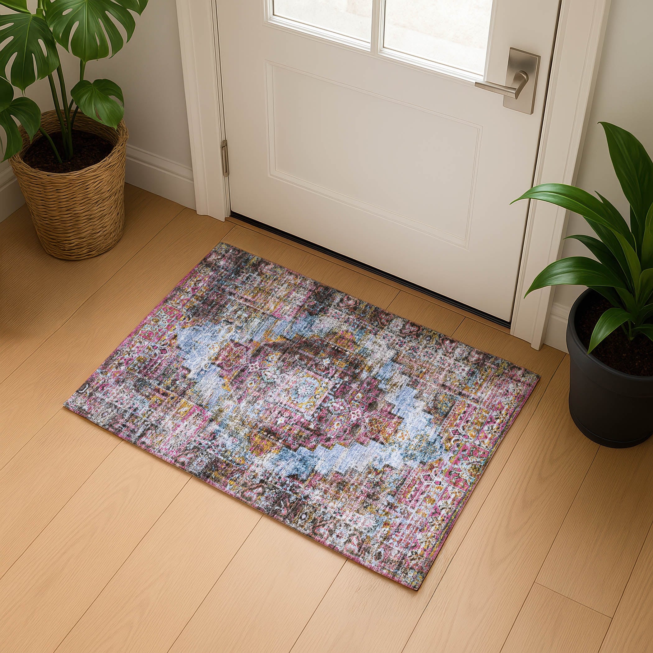 Premium Washable Super Soft Vintage Afton Mayfield Rug