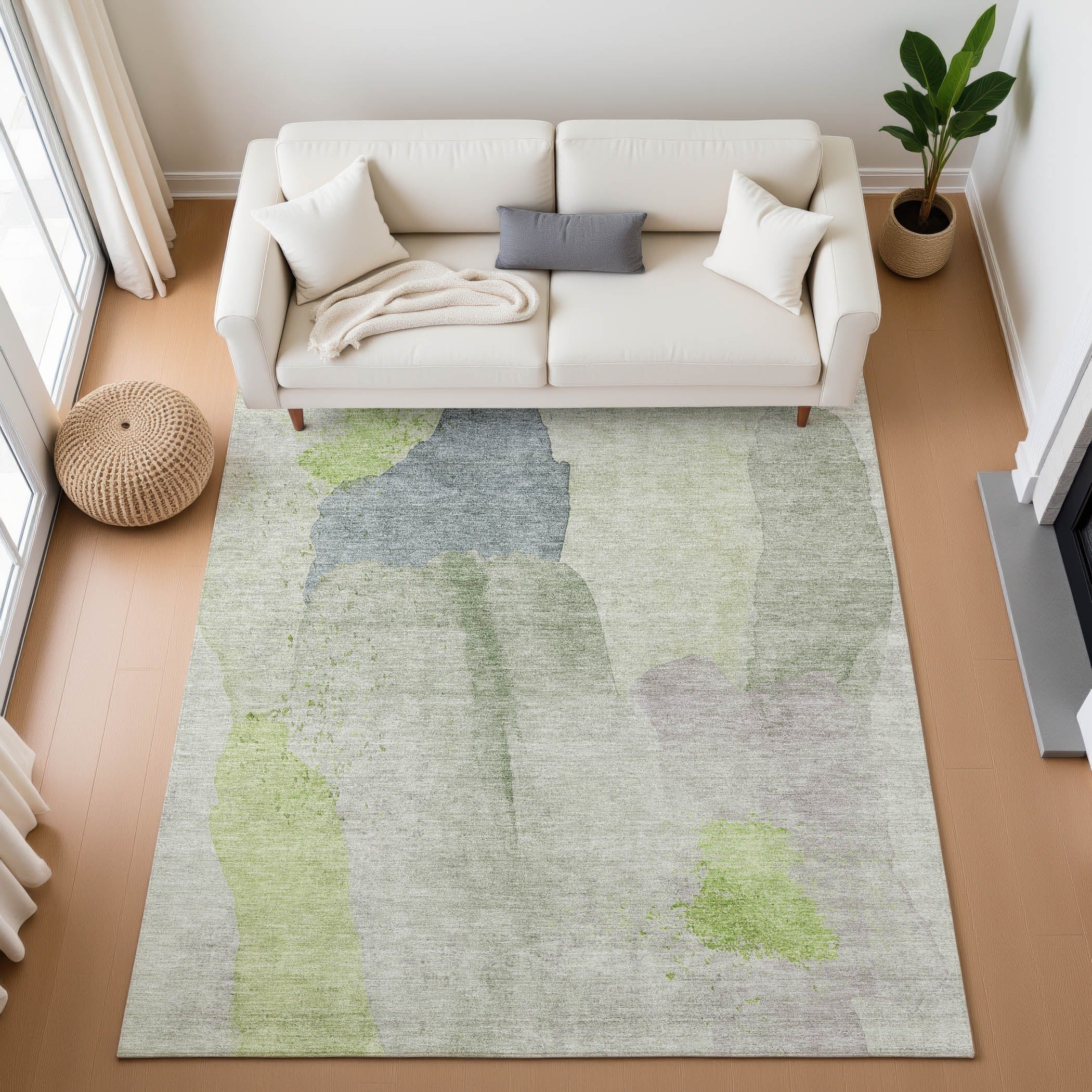 Premium Washable Super Soft Vintage Modern Mayfield Rug