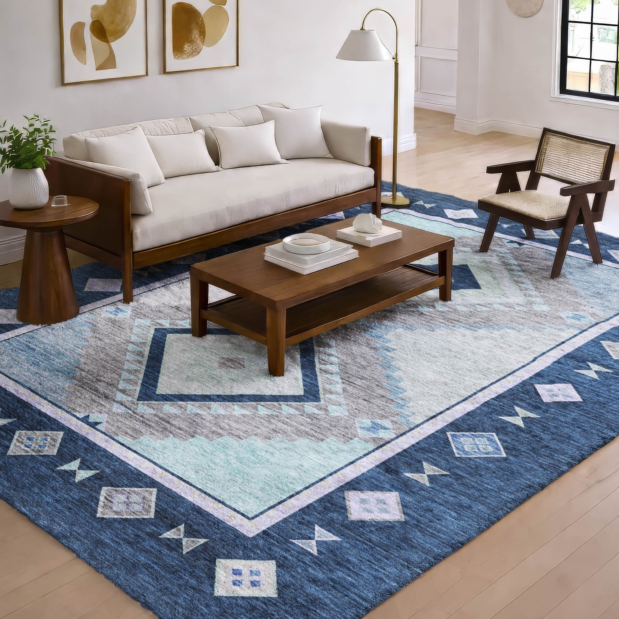 Premium Washable Super Soft Vintage Wilmont Dream Shag Rug