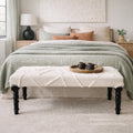 Lr Home Intricate Embroidered Indoor Bench 311 X 14