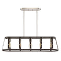 Presidio 5 Light Linear Chandelier Rusted