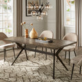Presley Black Finish Light Pine Dining Set By Inspire Q Modern