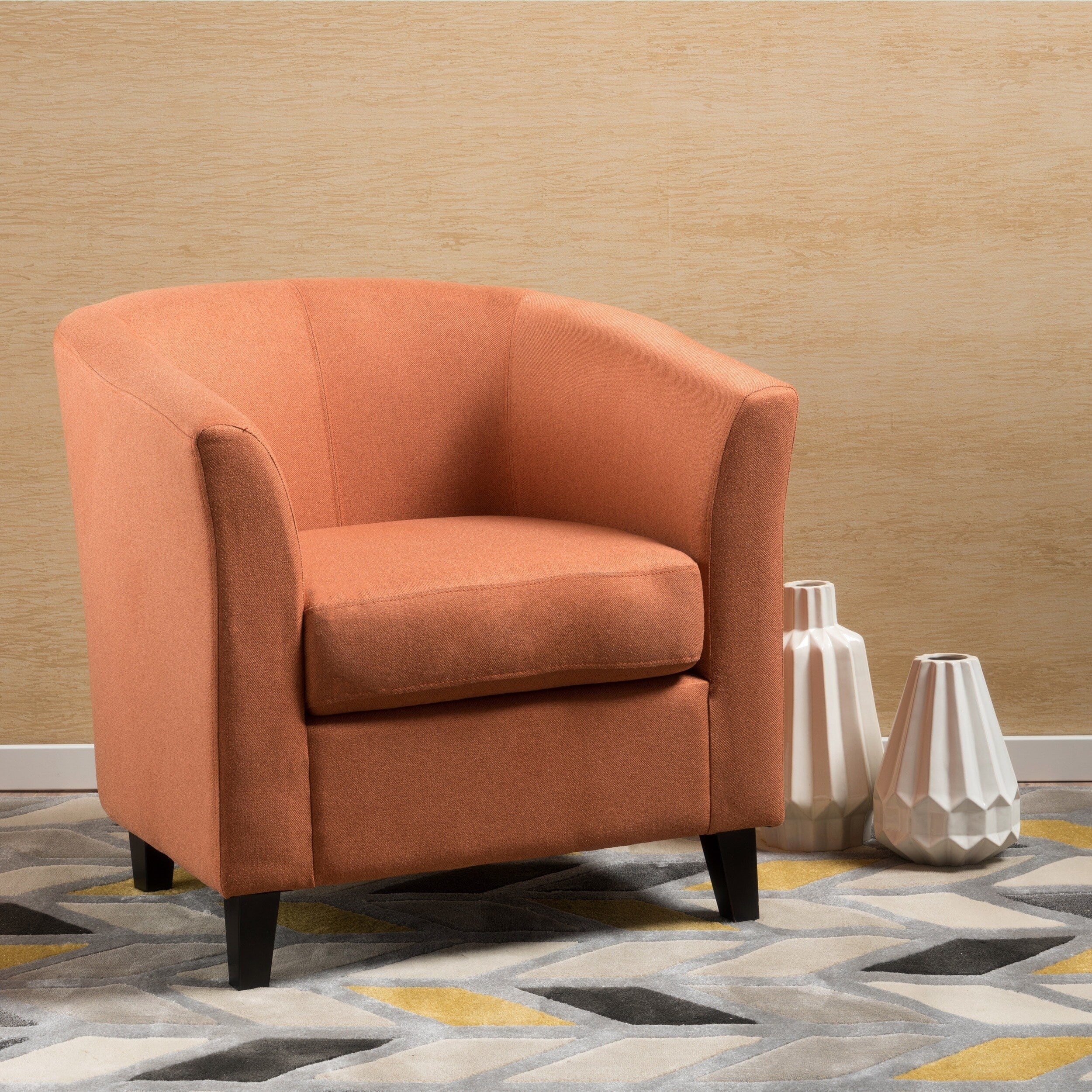 Preston Fabric Club Chair By Christopher Knight Home