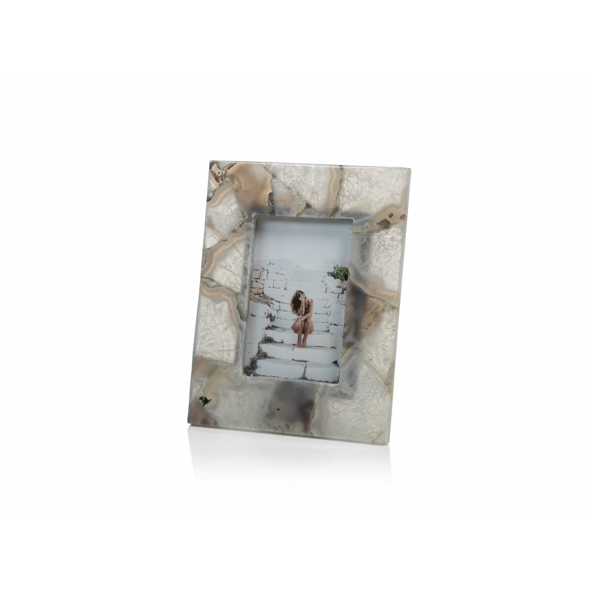 Preto 4 X 6 Agate Picture Frame