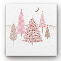Pretty Pink Trees Gallery Wrapped Canvas