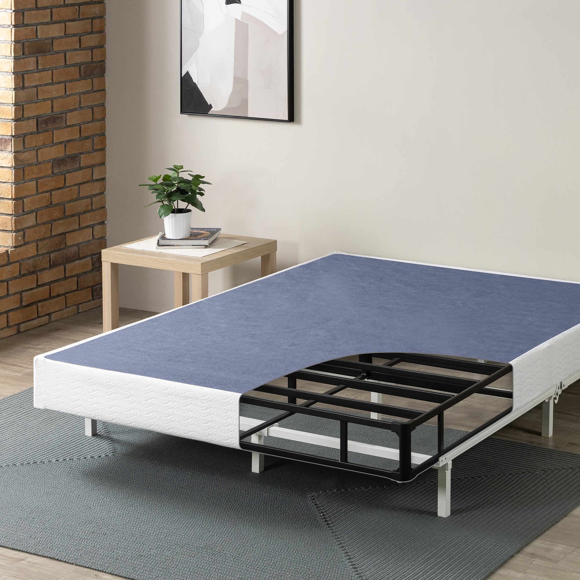 Priage By Zinus 7 Inch Queen Size Box Spring Mattress Foundation