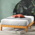 Priage By Zinus Solid Wood Platform Bed Rustic Pine