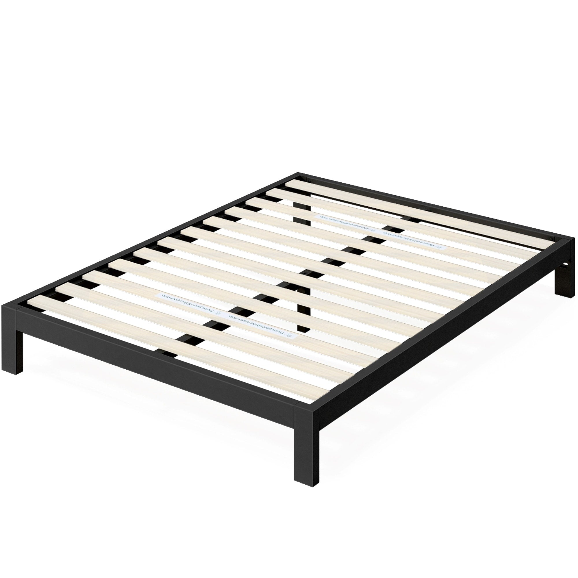 Priage By Zinus Black Platform Bed King