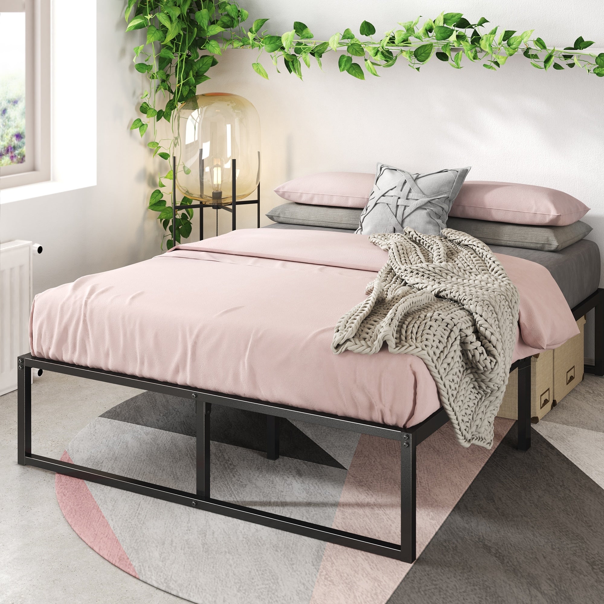 Priage By Zinus 14 Inch Metal Platform Bed