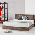 Priage By Zinus Brown Metal And Wood Platform Bed