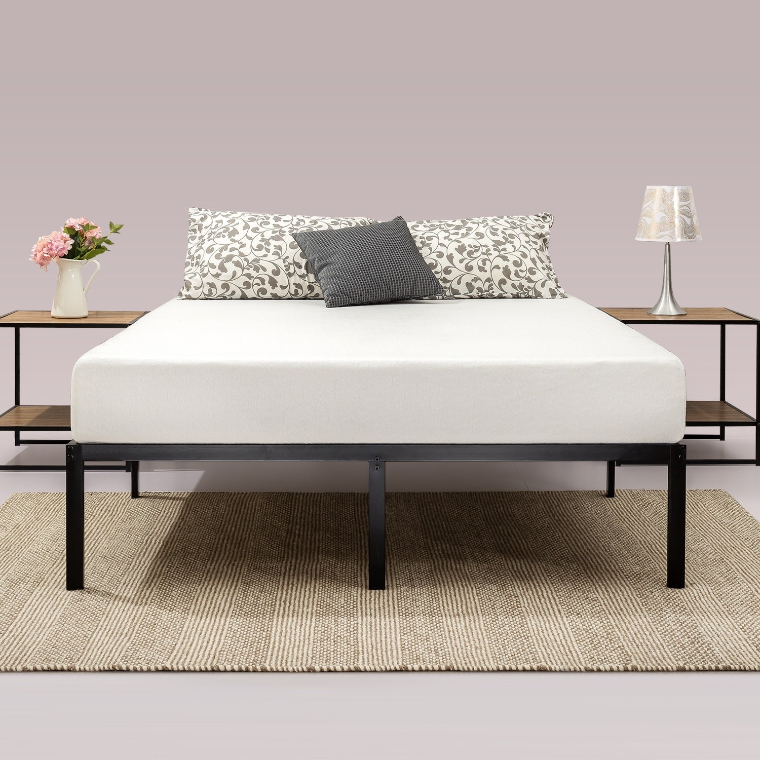 Priage By Zinus Quick Lock 14 Inch Metal Platform Bed Frame