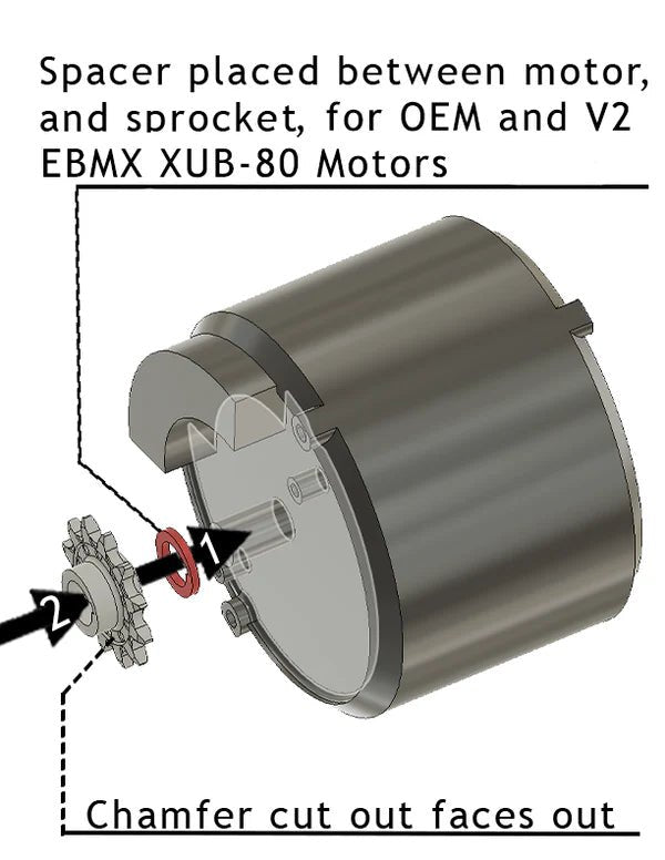 GritShift Heavy Hitter 520 Primary Drive Conversion OEM/EBMX Ultra Motors