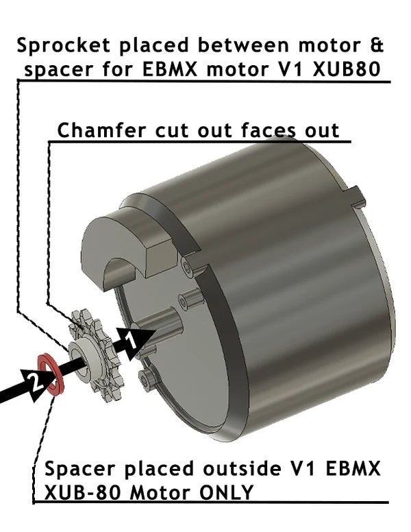 GritShift Heavy Hitter 520 Primary Drive Conversion OEM/EBMX Ultra Motors